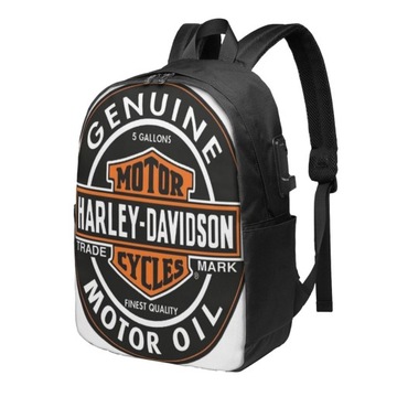 Harley Davidson plecak męski laptopa USB