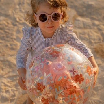 Маленький голландский пляжный мяч 3D Pink Flower Band для детей