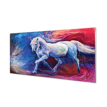 Dekoracyjny panel szklany między szafki Koń 100x50