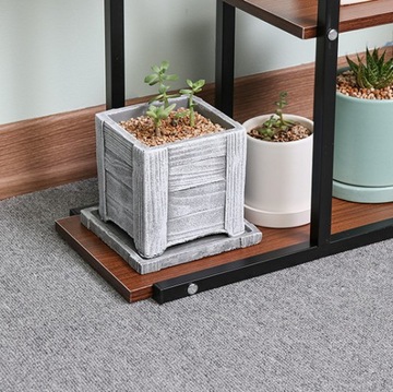 KWIETNIK STOJAK REGAŁ PÓŁKA METALOWY NA KWIATY ROŚLINY STABILNY MOCNY DUŻY