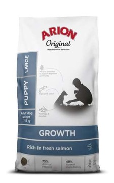 Arion Org szczeniak duże rasy łosoś&ryż 2 kg