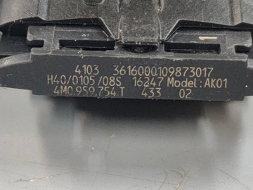 AUDI A4 B9 8W A5 F5 VLOŽKY KLÍČ KLÍČEK GROŠ 4M0959754T 8W1837167D