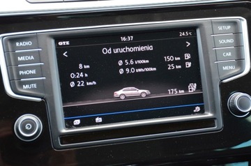 Volkswagen Passat B8 GTE Variant 1.4 TSI Plug-In-Hybrid 218KM 2016 ZAREJESTROWANY 1.4TSI GTE 218KM PLUGIN HYBRID SERWIS NAVI NOWY ROZRZĄD!, zdjęcie 35