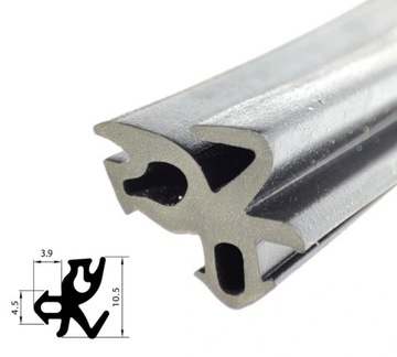 Uszczelka do okien PVC S-1182 STOMIL ALUPLAST EPDM