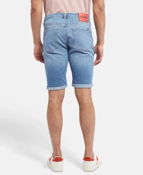 Krótkie spodenki męskie jeansowe HUGO BOSS r. M/L szorty spodnie