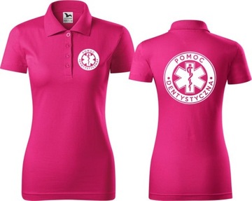 Женская футболка-поло АПТЕЧНАЯ ПОМОЩЬ Качество хлопка