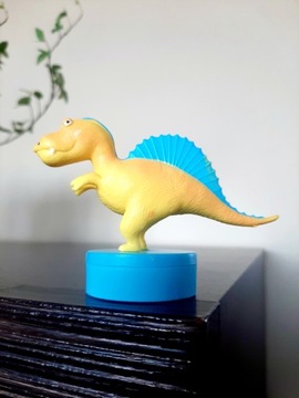 DINOZAURY Z LIDL figurka LIDLOZAURY ! SPINKA SPINOZAUR pieczątka