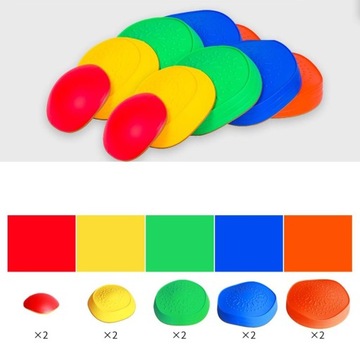 Odskocznia do balansowania dla dzieci Kolorowe odskocznie 10 pcs