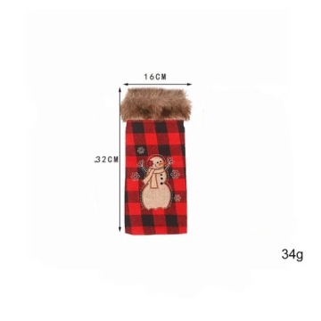 Бутылка/вино крышка подарок Рождество канун конфеты мешок ребенок