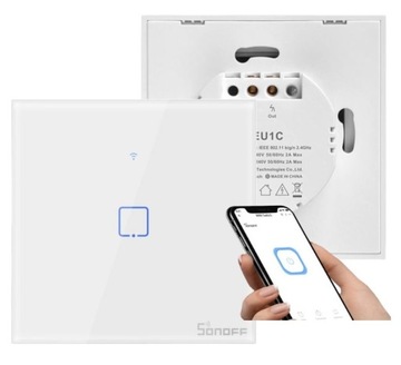 Sonoff Touch włącznik WIFI T0 1C nowy model