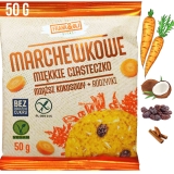 WEGAŃSKIE CIASTKA BEZ CUKRU GLUTENU MIX SMAKÓW 50g x10szt 500G 0,5KG