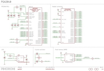 PGA2040 8 МБ совместим с Raspberry Pi Pico