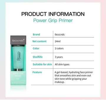 Power Grip Primer бесцветная увлажняющая база