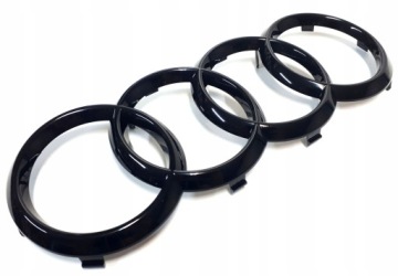 ПРЕМИУМ ЭМБЛЕМА ЗНАК AUDI Логотип спереди Маски A3 A4 A5 A6 273x94 мм