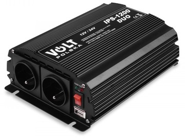 Przetwornica VOLT 1200 DUO 12-24/230V 1200W + USB