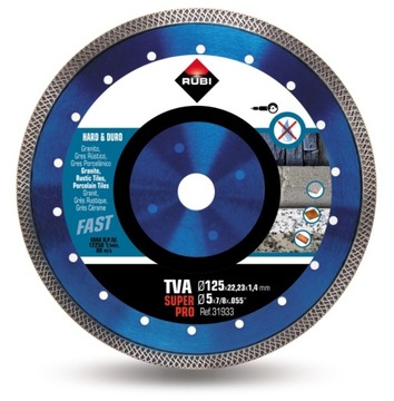 TARCZA DIAMENTOWA 125mm RUBI SUPERPRO TVA PROMOCJA