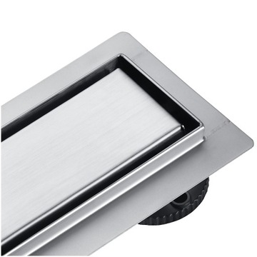 AQUAUNO ODPŁYW LINIOWY 90cm STAL NIERDZEWNA WYSOKA PRZEPUSTOWOŚĆ NISKI MONT