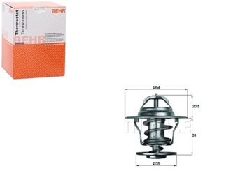 BEHR TERMOSTAT BEH TX 13 71D