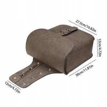 ПАРА МОТОЦИКЛОВЫХ СУМОК, КОЖАНЫЕ, 29 см