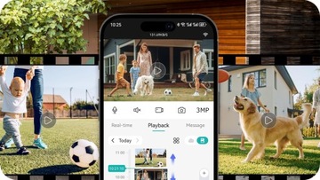 НАРУЖНАЯ WIFI КАМЕРА FULLHD 3MPX ПОВОРОТНАЯ 3MP 4X ZOOM ОБНАРУЖЕНИЕ МОНИТОРИНГ