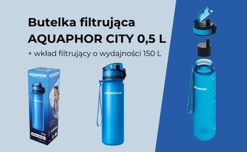 Filtr wody pitnej Aquaphor Morion + butelka filtrująca Aquaphor City 0,5L