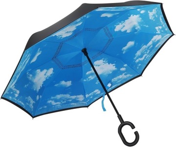 Odwrotny Parasol Odwracalny Wiatroszczelna