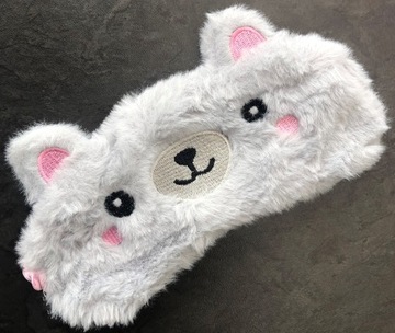 МАСКА ДЛЯ СПЯЩЕГО ПУЗЫРЯ РЕЛАКСАЦИЯ МИШКА СЕРЫЙ СТАРИК ПЛЮШЕВЫЙ МИШКА