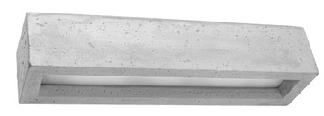 NOWOCZESNA LAMPA Kinkiet VEGA 50 beton E27 SOLLUX
