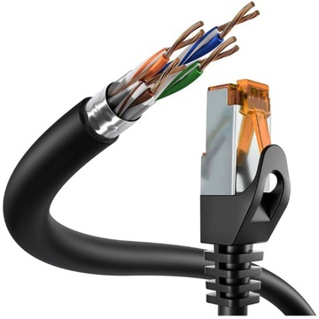 KABEL SIECIOWY LAN RJ45 ETHERNET SFTP CAT6a 3m