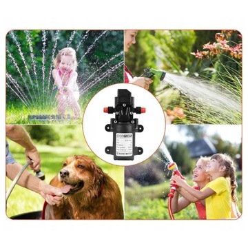 МЕМБРАННЫЙ ВОДЯНОЙ НАСОС САМОВСАСЫВАЮЩИЙ ЭЛЕКТРИЧЕСКИЙ НАСОС 12 В 6 Л/МИН 70 Вт