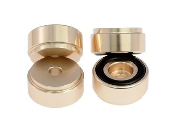 4szt. NÓŻKI ALUMINIOWE SZAMPAN 20X10 3F OTWÓR