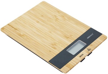 Бамбуковые электронные кухонные весы PRECISE 1г/5кг цифровые KING Hoff