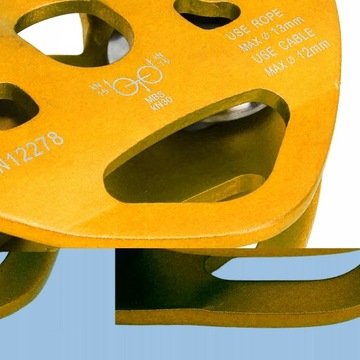 ЗИПЛАЙН БЛОК 30KN ЖЕЛТЫЙ