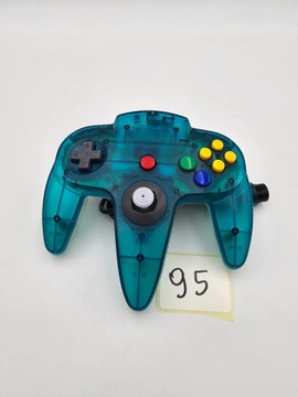 КОНСОЛЬ NINTENDO 64, ЕВРОПЕЙСКАЯ ВЕРСИЯ, ПРОЗРАЧНАЯ СИНЯЯ + ОРИГИНАЛЬНЫЕ АКСЕССУАРЫ