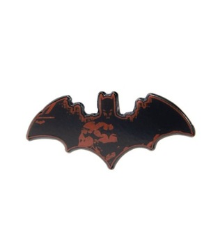Przypinka do ubrań Batman Red logo