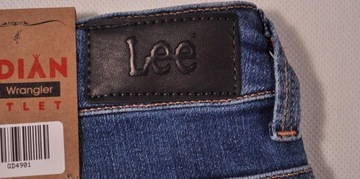 LEE spodnie BLUE skinny SCARLETT HIGH ZIP W26 L31