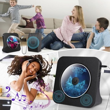 CD-ПЛЕЕР ПОРТАТИВНЫЙ FM-РАДИО CD-ПЛЕЕР НАСТОЛЬНЫЙ ДИНАМИК BLUETOOTH