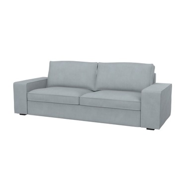 KIVIK Pokrycie sofy 3-os, Velvet Silver
