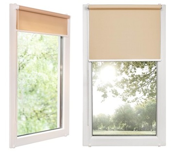 Roleta wewnętrzna mini z prowadnicami 100% zaciemniająca BLACKOUT 61x150