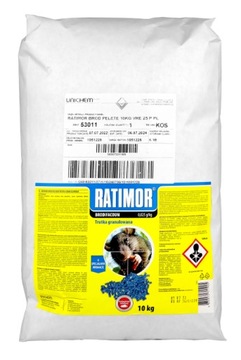 Trucizna RATIMOR granulat na SZCZURY i myszy 10 kg