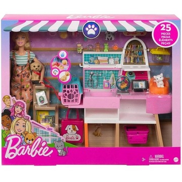 LALAK BARBIE SKLEPIK SALON ZWIERZAKÓW GRG90