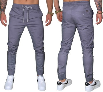 MĘSKIE SPODNIE JOGGERY JEANSY BOJÓWKI ELASTYCZNE JAKOŚĆ