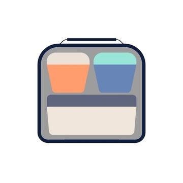 Термосумка для еды 3,5л с 3-мя контейнерами