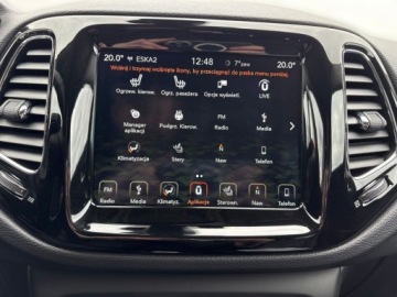 Jeep Compass II SUV 1.4 Multiair 170KM 2019 Jeep Compass LIMITED Skora Kamera Keyless Tempomat Led Serwis ASO, zdjęcie 19