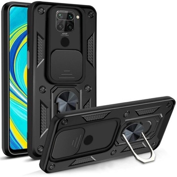 ETUI PANCERNE SLIDE DO XIAOMI REDMI NOTE 9 +SZKŁO HARTOWANE
