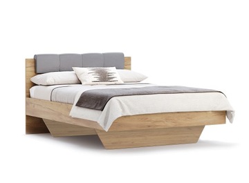 NOWOCZESNE Wysokie ŁÓŻKO 140cm SOLIDNA KONSTRUKCJA