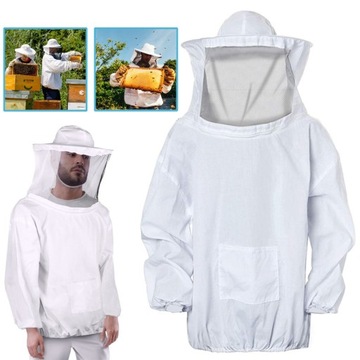 KOMBINEZON PSZCZELARSKI ODZIEŻ OCHRONNA Z WELONEM, PSZCZELARSKIE AKCESORIA