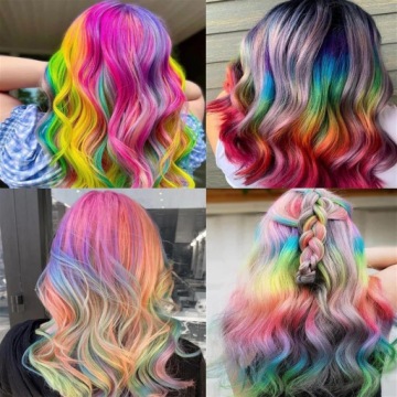 Мытье волосы красят мел для детей 10 цветов, безопасно