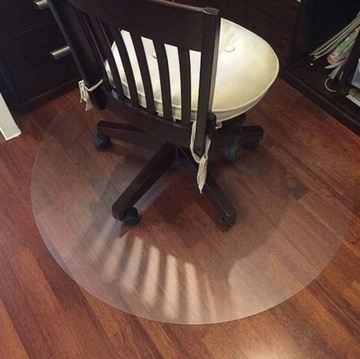 Коврик на стул круглый, 1 мм, диаметр 50 см.
