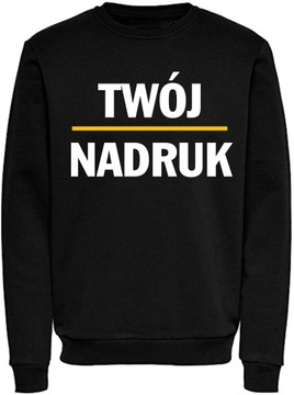 Bluzy, Bluza z Twoim nadrukiem LOGO GRAFIKA M